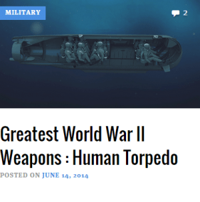 human torpedo